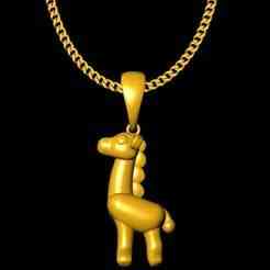 sculpt horse pendant charm