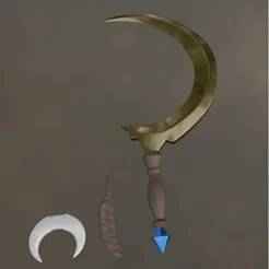scythe for cosplay Salior Uranus