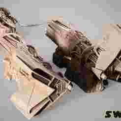 SEBULBA POD RACER SCULPTURE - TESTED AND READY FOR 3D PRINTING