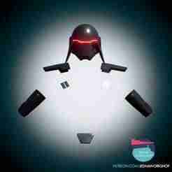 Second Sister Trilla Suduri Sith Inquisitor Full Armour 3D Files (Jedi: Fallen Order)