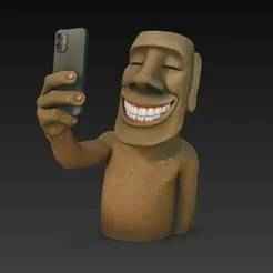 Selfie Moai