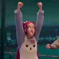 👉 Set of 3 Kpop Demon Hunters 3D Keychains - Rumi crying, Zoey angry and Mira angry (funny faces)