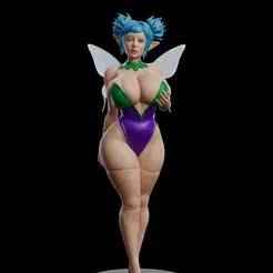 Sexy fairy girl with big breasts 3D model for printing-sexy fairy girl with big breasts 3D model for printing