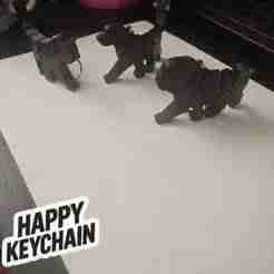 Shadow style dog keychain pack (10 keychains)