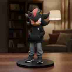 Shadow the Hedgehog STL File