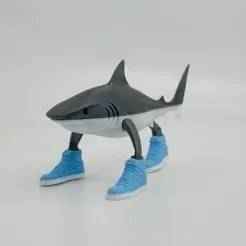 Shark with shoes (Shark avec des chaussures)