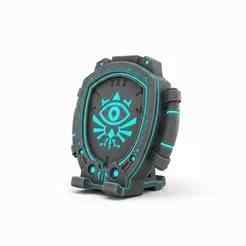 Sheikah Slate Phone & Switch Stand - Zelda Inspired 3D Model STL