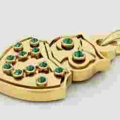 Shield Pendant  3D printable model