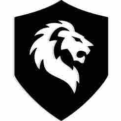 shield with a lion crest made from a single bold stroke 2 - 2D/3D Wall Art STL+SVG For CNC Router, Plasma, Waterjet, Laser & 3D Printer