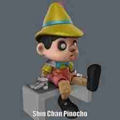 Shin Chan Pinocchio (Easy print and Easy Assembly)