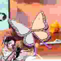 Shinobu cosplay hairclip