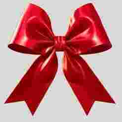 Shiny Decorative Bow