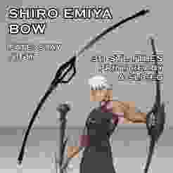 Shiro Emiya Bow -- Fate Stay Night -- 3D Print Ready