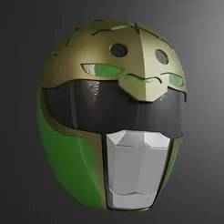 Shishi Ranger Green Helmet – Gosei Sentai Dairanger | Power Rangers Inspired 3D Model STL
