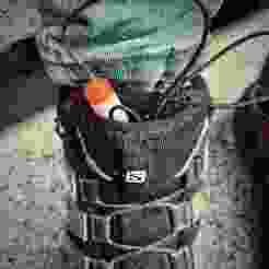 Shoelace connector type "Quicklace"