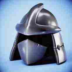 Shredder Helmet "Ninja Turtles" 90s series real size - Shredder " Teenage Mutant Ninja Turtles Helmet 90s series real size