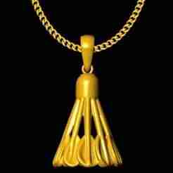 Shuttle pendant charm