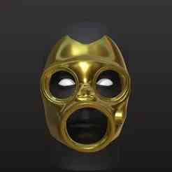 Sid BCD Gas Mask Gold 25th anniversary