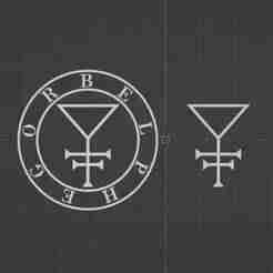 Sigil of Belphegor – Ars Goetia Demon Seal | STL + SVG Files for Jewelry, Pendants, Coins, Engraving