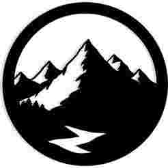 Silhouette with mountain landscape - 2D/3D Wall Art STL+SVG For CNC Router, Plasma, Waterjet, Laser & 3D Printer