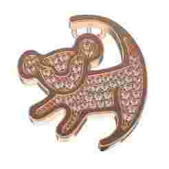 Simple Small Puppy Diamond Pendant