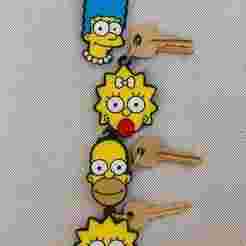 SIMPSON FAMILY KEYCHAIN