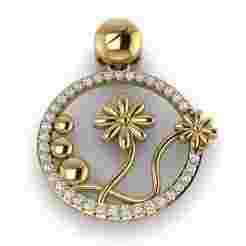 Single flower pendant or necklace