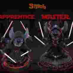 Sith Stitch Dual Pack - Two Models (STL & GLB) | Star Wars Crossover