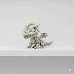🐉 Skeleton Dragon Funko Pop! - The Undead Ancient! (3D Print Ready!) 💀