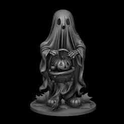 SKELETON GHOST PUMPKIN HALLOWEEN