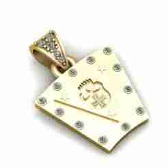 SKULL FACES PENDANT 3d printable model