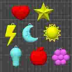 Smiling Critters Pendants MEGA SET x8💖 All Characters