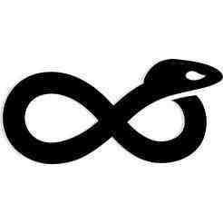 snake forming an infinity symbol 1 - 2D/3D Wall Art STL+SVG For CNC Router, Plasma, Waterjet, Laser & 3D Printer