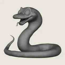 Snake Toy Print Ready 3D Model