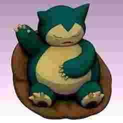 Snorlax - Pokemon 3D Figure