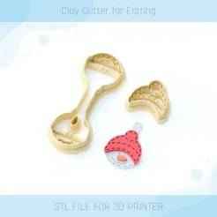 Snowman Keychain Clay Cutter