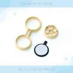 Soccer Ball Keychain Clay Cutter