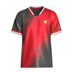 Soccer Red And Black Jersey-Home Kit | Marvelous / Clo3d / obj / fbx