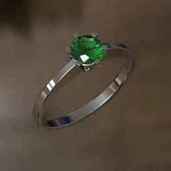 SOLITAIRE RING 6 NAILS