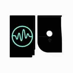 Sound Wave Business Card Holder