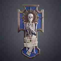 Space Marine Skeleton Storm Shield