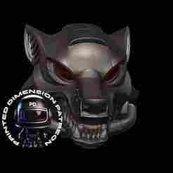 Space Wolf Marine Wearable Helmet