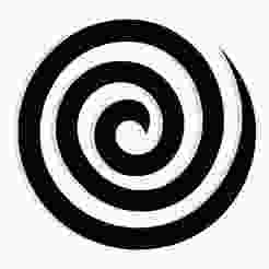 spiral - 2D/3D Wall Art STL+SVG For CNC Router, Plasma, Waterjet, Laser & 3D Printer