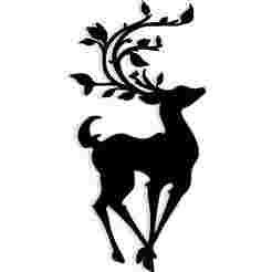 spirit deer with antlers forming delicate vines 1 - 2D/3D Wall Art STL+SVG For CNC Router, Plasma, Waterjet, Laser & 3D Printer