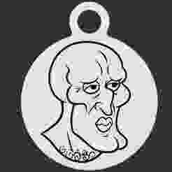 SpongeBob SquarePants - Handsome Squidward Keyring