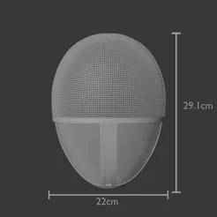 Squid Game Guard Mask - Life Size 3D Printing