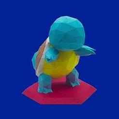 SQUIRTLE LOW POLY