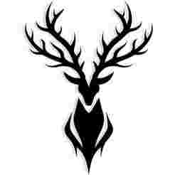 stag with antlers shaped like a tree 2 - 2D/3D Wall Art STL+SVG For CNC Router, Plasma, Waterjet, Laser & 3D Printer