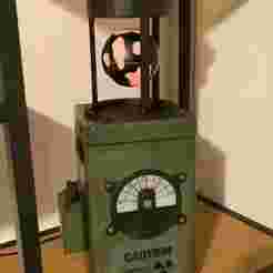 Stalker Artifact Lamp with Magnetic Levitation