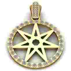 Star Circle Pendant